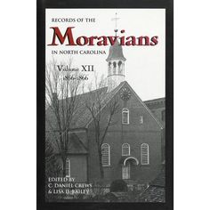 the front cover of a book with an image of a church in black and white