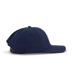 Adjustable hat. Cap is "One Size Fits Most" (OSFM). Shoot for the stars. Hat Material: 100% CottonCrown: NavyVisor: NavyButton: NavyFront Logo: Official colors Curved Brim Hats For Baseball Season, Navy Flat Brim Hat, Navy Dad Hat With Curved Bill, Navy Hat With Adjustable Curved Bill, Navy Adjustable Baseball Cap With Flat Brim, Navy Curved Bill Hat For Baseball Season, Casual Navy Adjustable Snapback Hat, Navy Adjustable Fitted Cap, Casual Sports Hat With Flat Brim