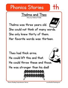 the phonics stories and their worksheet for children to learn in english