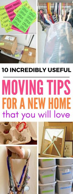 moving tips for a new home that you will love - 10 incredibly useful things to do