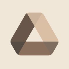 an abstract geometric design with brown and beige colors