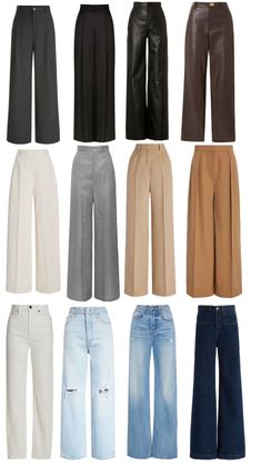 Celana Jins Wanita, Capsule Wardrobe Casual, Fashion Capsule Wardrobe, Pants Women Fashion, Everyday Fashion Outfits, Casual Day Outfits, Elegante Casual