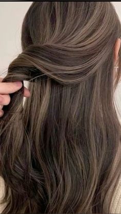 Ash Brown Hair With Highlights, Wedding Hair Colors, Brown Hair Looks, Brown Hair Inspo, Hair Inspiration Long, Brunette Hair With Highlights, Hairstyles For Layered Hair, Brown Hair With Blonde Highlights, Hair Color Light Brown