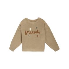 Our baby boy sweater provides the perfect cozy fit the for season. With comfort-stretch material at the neckline, wrists and waist, your little one can keep warm and look adorable all season long with this knit sweater featuring a cute message. Our essentials have been independently certified with standard 100 by OEKO-TEX so that you don't have to worry about harmful substances in your baby's wardrobe. Includes one sibling matching sweater. Size: 2T.  Color: Brown.  Gender: male.  Age Group: toddler. Toddler Boy Quilts, Cute Message, Baby Boy Sweater, Matching Sweaters, Kids Clothes Boys, Oversized Knitted Sweaters, Oversize Knit, Boys Sweaters, Winter Tops