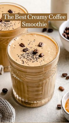 the best creamy coffee smoothie recipe