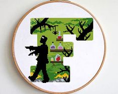 Funny cross stitch pattern Modern cross stitch by OhMyStitchesShop Spooky Alphabet, Funny Cross Stitch, Easy Cross Stitch Patterns, Funny Cross Stitch Patterns, Halloween Cross Stitches