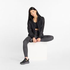 Take on cold-weather runs with confidence in these warming  reflective leggings. Athleisure Activewear With High Stretch And Reflective Details, Functional New Balance Activewear For Sports, Functional New Balance Sports Activewear, Reflective Athleisure Activewear For Gym, Stretch Sportswear Activewear With Reflective Details, Athleisure Activewear With Reflective Details, Winter Sporty Activewear With Reflective Details, Sporty Winter Activewear With Reflective Details, Activewear With Reflective Details And Stretch