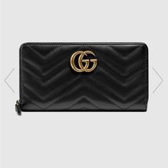 Gg Marmont Zip Around Wallet Never Used Authentic Gucci Wallet Will Include: Box, Tag, Dust Bag, And Galaxy Colored Gucci Dust Bag Dompet Gucci, Gucci Wallet Women, Expensive Things, Gucci Store, Gucci Gifts, Diy Notebook, Gucci Gg Marmont, Quality Handbags, Designer Wallets