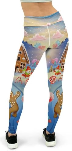 Gingerbread House Yoga Pants Casual Sweatpants For Pilates, Casual Activewear Long Pants For Pilates, High Stretch Casual Leggings, Casual Gym Leggings, Casual Moisture-wicking Leggings For Yoga, Casual Comfort Stretch Leggings For Pilates, Casual Yoga Tights, Comfortable Casual Yoga Leggings, Yoga Pants Outfit Casual Summer