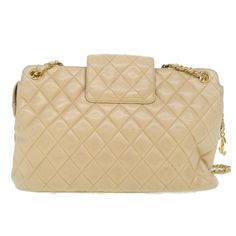 CHANEL Chain Shoulder Bag Lamb Skin Beige CC Auth 38451BRAND : CHANEL Color : Beige Material : Lamb Skin Size(cm) : W34cm x H19cm x D9cm(Approx) Size(inch) : W13.4 x H7.5 x D3.5inch(Approx) Style : Shoulder Bag Comes with : There is no item box and dust bag. We will send only the item you can see in the photo. Serial No. : 1331597 Made in : Italy Chanel Chain, Gold Ounce, Chain Shoulder Bag, Brunei, Louis Vuitton Bag, Luxury Bags, New Zealand, Bags Designer, Dust Bag