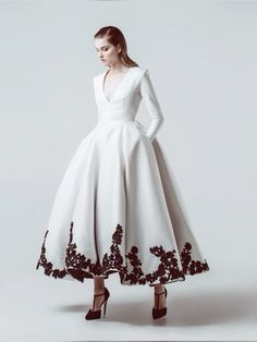 Winter Wedding Dresses, Midi Wedding Dress, Winter Wedding Dress, Mode Style