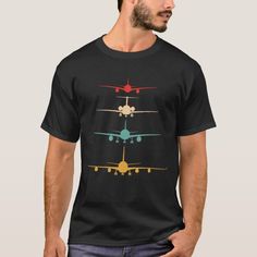 Vintage Pilot, Pilot T Shirt, Airplane Flying, Antique Gifts, Shirt Inspiration, Vintage Airlines, Creative Tshirt