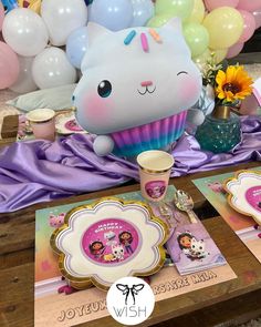 #birthday#birthdayparty#party#anniversaire#wishyou#algerie#alger#wishalgerie#wishevent#gâteaudanniversaie#buffet#candy#candybar#cakebirthday#cake#animation#fêtedanniversaire#décoration#décorationdanniversaire#gabbysdollhouse#gabbysdollhouseparty Gabby Dollhouse Table Decorations, Cake Animation, House Crafts, Diy Deco, 2 Birthday, Sweet Table, 7th Birthday