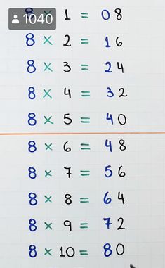 an image of two numbers that are on the same page as one is written in different colors