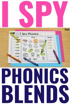 i spy phonics blends are fun for kids to practice their phonicic skills