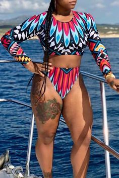 Sexy Printed Bikinis Colorful Swimwear, Pink Swimwear, Two Piece Swimwear, Outfit Casual, Tankini, Bathing Suits