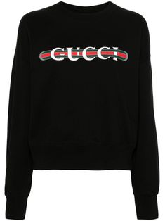 XJGLM1082 GUCCI LOGO COTTON HOODIE Gucci Elegant, Gucci Clothes, Gucci Style, Planet People, Jersey Sweatshirt, Conscious Fashion, Leather Cap, Print Sweatshirt, Cotton Hoodie