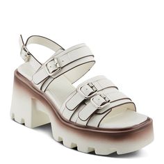 WHITE Trendy Heels For Women, Sandal For Women, Trendy Heels, Platform Flip Flops, Shoe Wishlist, Spring Sandals, Spring Step Shoes, Buckled Heels, Heels For Women