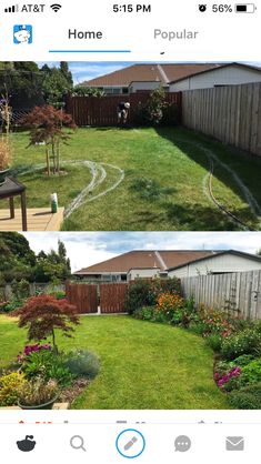 the before and after pictures of landscaping