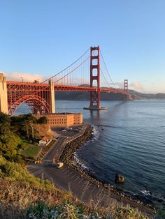 the golden gate bridge as seen from across the bay