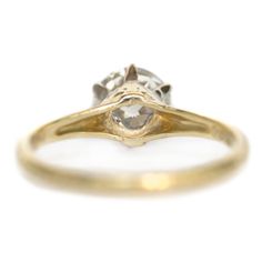 VIEW A VIDEO OF THIS RING ON YOUTUBE https://youtu.be/C_nD8zRp_bI Description: This is a beautiful 1910s Edwardian 18K Yellow Gold & Platinum engagement ring with a GIA certified 1.11ct Circular Brilliant center diamond! This center diamond has amazing clarity and you certainly can tell! It is held securely by 6 Platinum prongs. Wonderful filigree designs trickle down to the bottom of the shank, adding texture and imagery to an already stunning piece! This piece is accompanied with a GAI Gem Antique Solitaire Yellow Gold Wedding Ring, Brilliant Cut Round Rings For Marriage, Yellow Gold Round Cut Rose Diamond Rings, Yellow Gold Rings With Rose Cut Diamonds, Victorian Solitaire Diamond Ring, Victorian Rings With Brilliant Cut, Victorian Brilliant Cut Round Ring, Solitaire Diamond Ring For Marriage, Victorian 14k Gold Rings With Brilliant Cut