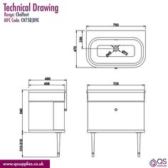 technical drawing of the bathtub and sink