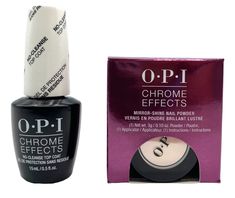 OPI Chrome Effects Pay Me in Rubies Nail Powder + No-Cleanse Top Coat Set NEW Visit our eBay store for great deals! Item Details OPI Chrome Effects 2pcs Set 100% AUTHENTIC and Brand New Set includes 2pcs:  OPI Chrome Effects Nail Powder -PAY ME IN RUBIES 0.10 oz OPI No-Cleanse Top Coat 0.50 oz. Note: LED Lamp is required to cure gel nails. Click here for MORE OPI Chrome Effects Nail Powder Colors Disclaimer Actual colors may vary. This is due to the fact that every computer monitor has a differe Opi Chrome, Polish Words, Up Nails, Coat Set, Mirror Nails, Shine Nails, Chrome Powder, Clear Nail Polish, Nail Powder