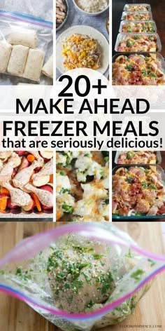 freezer meals that are seriously delicious and easy to make