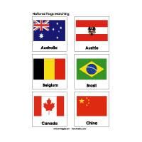 the flags of different countries are shown on this page, with each country's flag in