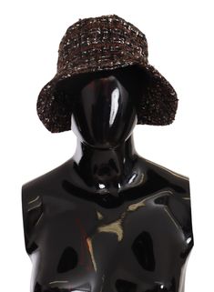 Dolce & Gabbana Elegant Woven Multicolor Bucket Women's Hat Wide Brim Bucket Hat, Black And White Hats, High Heel Stiefel, White Hat, Dolce E Gabbana, Pierre Cardin, Dolce & Gabbana, Wide Brimmed, Hat Sizes