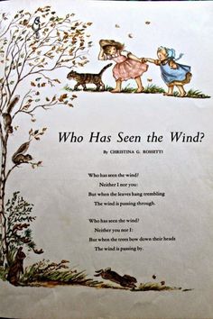 an old children's book about the wind