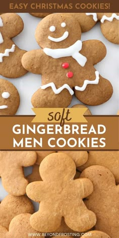 gingerbread men cookies with text overlay