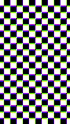 a black and white checkerboard pattern is shown