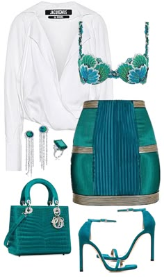 Cancun Birthday Outfit, Miami Inspired Outfits, Classy Miami Outfits, Greek Vacation Outfit Ideas, Miami Date Night Outfit, Tulum Outfit Night, Miami Night Outfit, Miami Day Outfits, Polyvore Outfits Classy