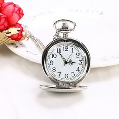 More high quality and practical goodies, please click the store: gbifzutdjp Pocket Watch For Men And Women Glossy Pocket Watch Smooth Vintage Pocket Watch With Chain Unisex Flip Quartz Watch Minimalist Vintage Pocket Watch Features: ?????????????????? ???????????? ??????????: Alloy case, glass and metal chain ensure the durability of watch so you can use it for a long time. With quartz movement, accurate timekeeping, light weight, easy to maintain and use. ?????????????? ??????????????????: This Minimalist Alarm Clock, Skeleton Pocket Watch, Pocket Watch With Chain, Watch Minimalist, Wall Clock Digital, Mens Dress Watches, Gold Pocket Watch, Simple Watches, Pocket Watch Necklace