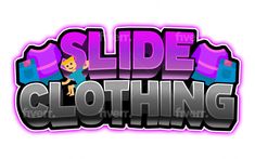 the logo for slide clothing, which is designed to look like it has an image of a