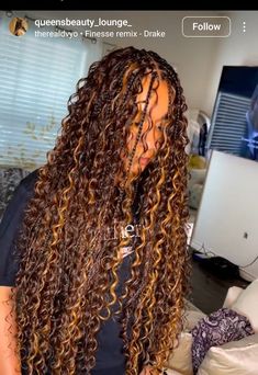 #Rp Blonde Ombré Boho Braids, Boho Braids With Highlights, Brown Bohemian Braids, Highlights Curly Hair, Short Box Braids Hairstyles, Big Box Braids Hairstyles, Braided Styles