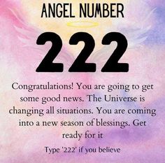 Don't Skip 😇 ANGEL MESSAGE 😇 ANGEL NUMBER 222 😇 ANGEL NUMBER 222 meaning 😇 #angel #number #diviinetwinflame Numerology Quotes, 222 Meaning, Spiritual Understanding, Angel Number 222, Affirmation Manifestation, Catherine Bell, Money Success, Never Lose Hope