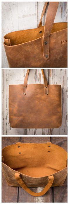 Love 41 has a whole bunch of New Fall Designs including this full grain Simple… Bag Inspiration, Fall Designs, Simple Tote, Simple Leather, Leather Handbags Tote, Leather Projects, Leather Diy, Diy Bag, Leather Bags