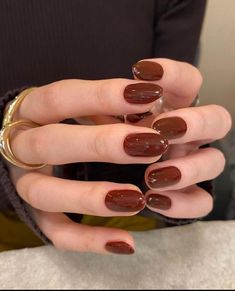 #Nails
#nailappointment
#icon
#Shinynails
#brownnails
#fyp
#pins
#pintrestboard
#gold
#nailcolours
#fallseasonnails
#fallseason Nude Nail Designs, Nagel Tips, Smink Inspiration, Makijaż Smokey Eye, Nagel Inspo, Funky Nails, Minimalist Nails, Chic Nails, Purple Nails