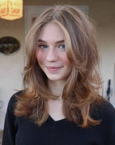 70 Perfect Medium Length Hairstyles for Thin Hair Shoulder Length Wispy Haircuts, Medium Hair Layers Face Framing, Longer Short Hair, Haircuts Medium Length Layers, Mid Hair Layers, Girls Medium Length Haircut, Thinned Out Hair, Haircut Ideas For Medium Length Hair, Medium Length Layers With Bangs