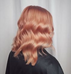 Golden Peach Hair, Ginger Peach Hair, Dark Peach Hair, Peach Colored Hair, Peach Hair Dye, Sananda Maitreya, Peach Blonde, Peach Hair Color, Color Hair Styles