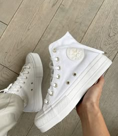 Cute Converse, White Converse, Converse Sneakers, Frappe