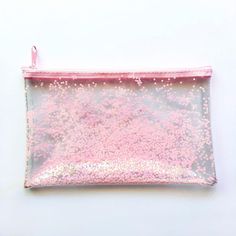 Stars Confetti Pouch Trendy Pink Pencil Case For Organization, Pink Pencil Case With Zipper For Organization, Pink Zipper Pouch Stationery For Organization, Pink Zipper Pouch Pencil Case For Organization, Pink Pencil Case With Zipper Pouch For Organization, Trendy Pink Stationery For Daily Use, Pink Rectangular Organizer With Pen Holders, Pink Rectangular Organizers With Pen Holders, Rectangular Pink Pouch For Organization