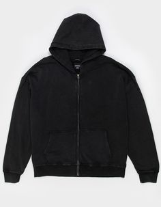 Rsq Washed Zip-Up Oversized Hoodie. Solid Washed Hoodie With Zip-Up Front Closure. Front Pockets. Fixed Hood. Oversized Fit. Cuffed Long Sleeves And Hem. 80% Cotton 20% Polyester. Machine Wash. Imported.