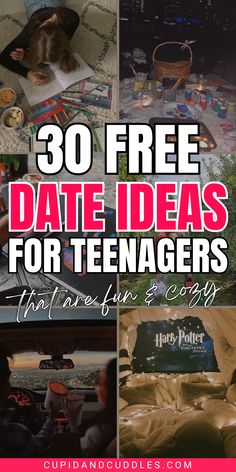 the top ten free date ideas for teenagers that are fun and easy to do with friends