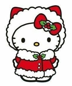 Christmas Painting Ideas, Christmas Painting, Painting Ideas, Hello Kitty, Kitty, Christmas, Red