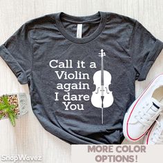 Gift for Cello Musician - Soft and comfortable shirt options are made from soft cotton (heather colors also contain polyester). Professionally printed with attention to detail we know our tees will become your favorite. - Soft t-shirts with quality shirt print - Fast customer service - We are here to help answer any questions! - Many different color and size options SIZING INFO Our unisex tees have a regular t-shirt fit. Width and length measurements for all sizes can be seen in the size chart i Music-themed Fitted Cotton T-shirt, Fitted Cotton Music-themed T-shirt, Music-themed Relaxed Fit Cotton Shirt, Music-themed Cotton Shirt With Screen Print, Trumpet Shirts, Marching Band Shirts, Cello Player, Funny Science Shirts, Nerdy Shirts