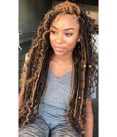 These goddess curly locks are so beautiful Long Dreadlocks, Faux Locs Hairstyles, Box Braid, Goddess Locs, Girls Braids, Locs Hairstyles, Goddess Braids, Box Braids Hairstyles, Faux Locs