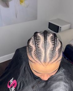 Four Corn Row Braids, Corn Braids Men, Corn Raws Hairstyles, Corn Row Men, Conrows Lines And Braids Men, Straight Back Braids Men, Men Straight Back Braids, Corn Rows For Black Men, Corn Row Braids Styles